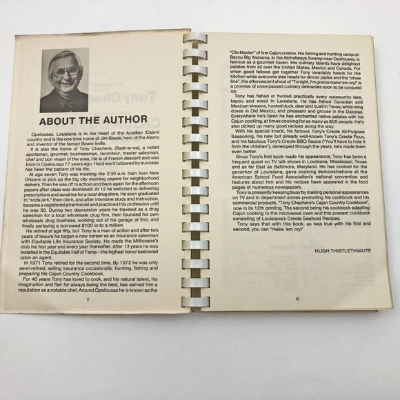 Tony Chachere's Cajun Country Cookbook Revised 13th Printing 1983 Vintage - Picture 6 of 8